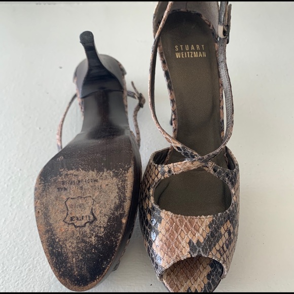 Stuart Weizman platform Sandals Sz 7 - Picture 6 of 6